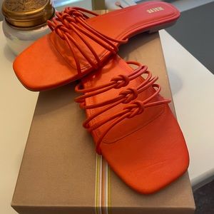 Maeve by Anthropologie knotted strappy sandals size 9